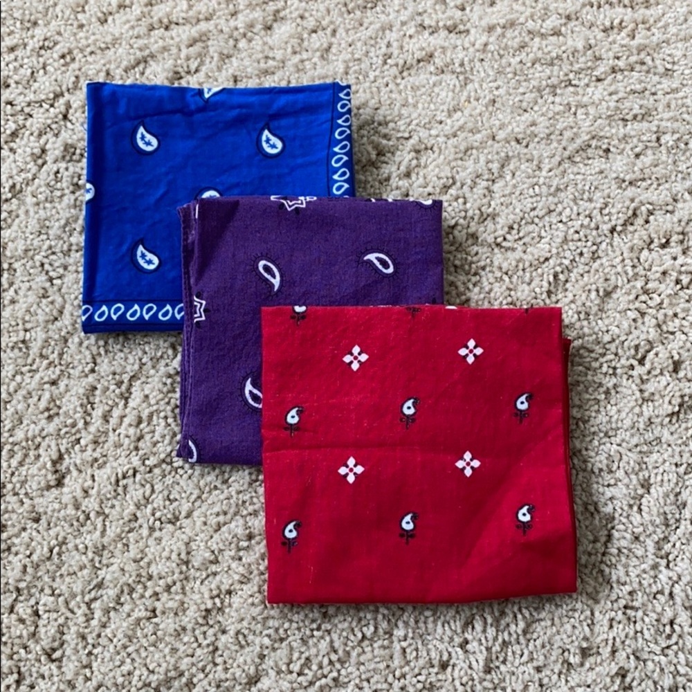 Set of 3 bandanas